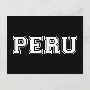 Peru Postkarte