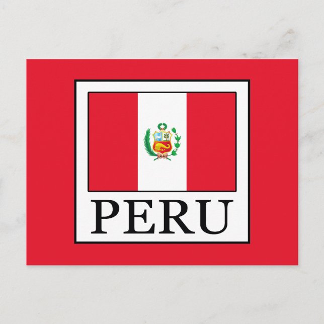 Peru Postkarte (Vorderseite)