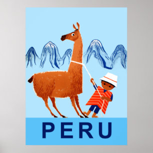 Peru-Reiseplakat Poster