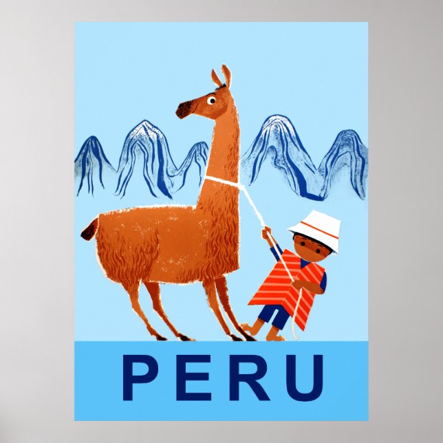 Peru-Reiseplakat Poster (Vorne)