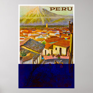 Peru-Reiseposter Peruanische Kunst Prin Poster