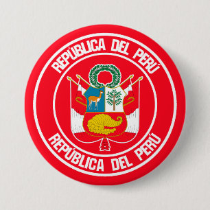Peru-RundEmblem Button
