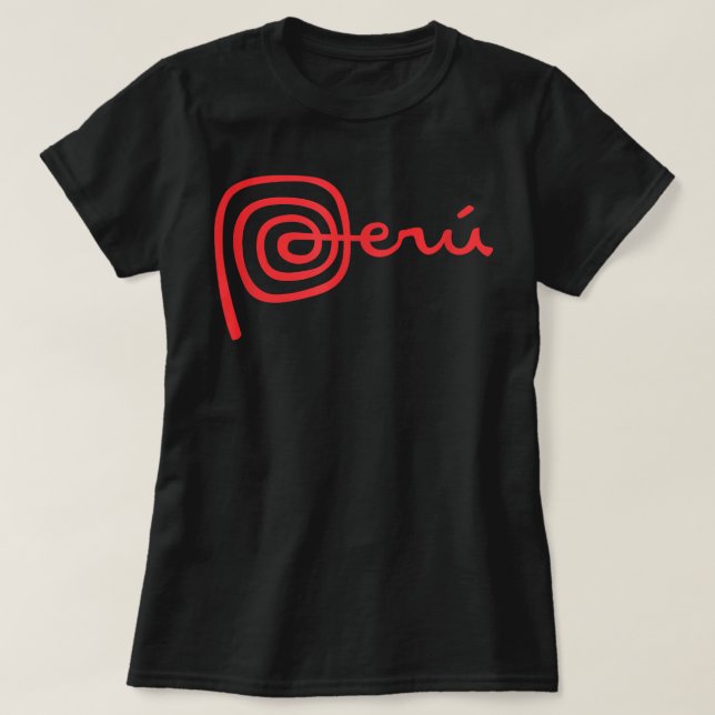 Peru Shirt Logo Marca Peru Nazca Lines (Design vorne)