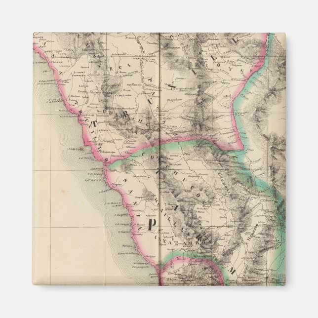 Peru, Südamerika 14 Magnet (Vorne)
