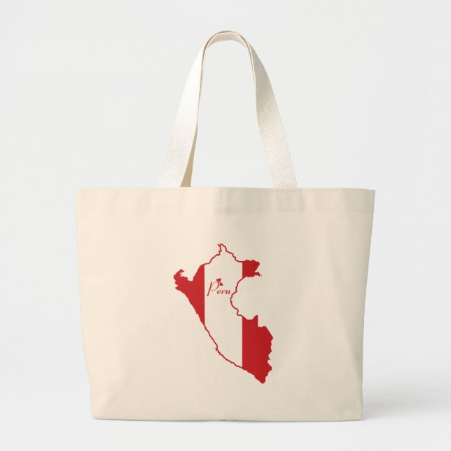 Peru-Taschen-Tasche Jumbo Stoffbeutel (Vorne)