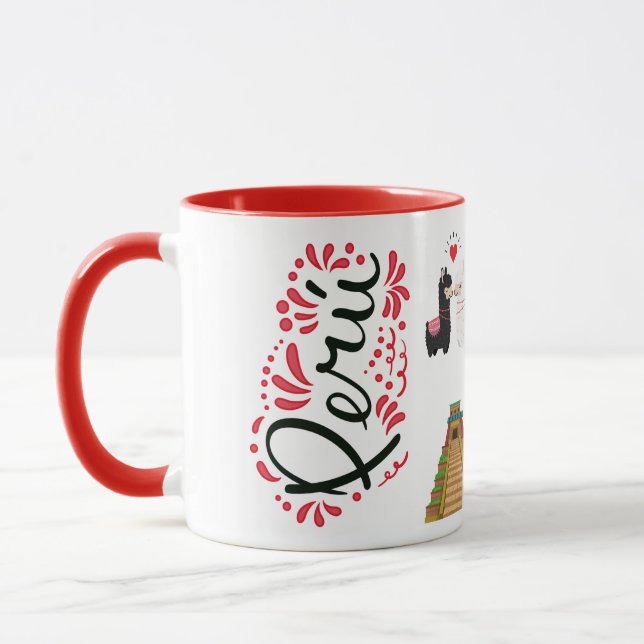 Peru Travel Mug – Discover the Land of the Incas (Gauche)