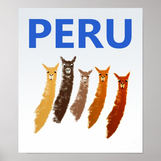 Peru Travel Poster (Vorne)