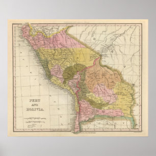 Peru und Bolivien Poster