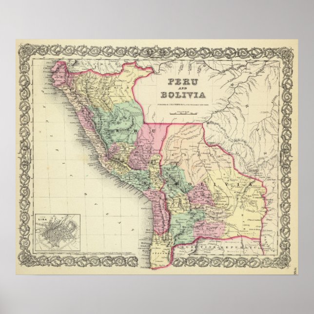 Peru und Bolivien Poster (Vorne)