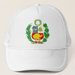 Peru-Wappen Hut Truckerkappe