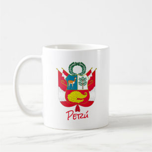 Peru-Wappen Kaffeetasse
