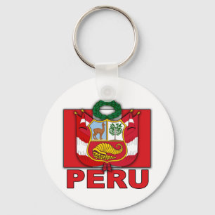Peru-Wappen Schlüsselanhänger