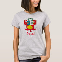 Peru-Wappen - T - Shirt