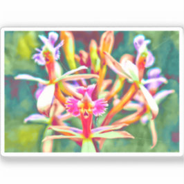 Peruanische Blume Vinyl Sticker