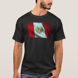 Peruanische Fahne für peruanische Coole Proud Men T-Shirt