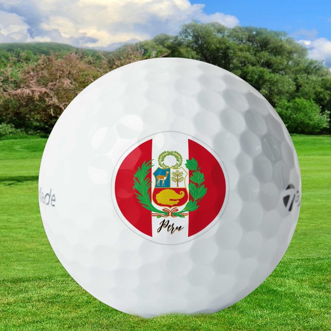 Peruanische Fahne Golf Balls, Peru Golfball (Von Creator hochgeladen)