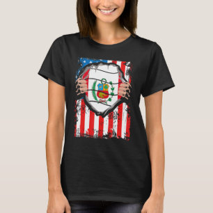 Peruanische Fahne "Grown Patriot Peru" (Peru Flag) T-Shirt