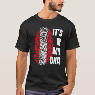 Peruanische Flagge Dna Fingerprint Peru T-Shirt