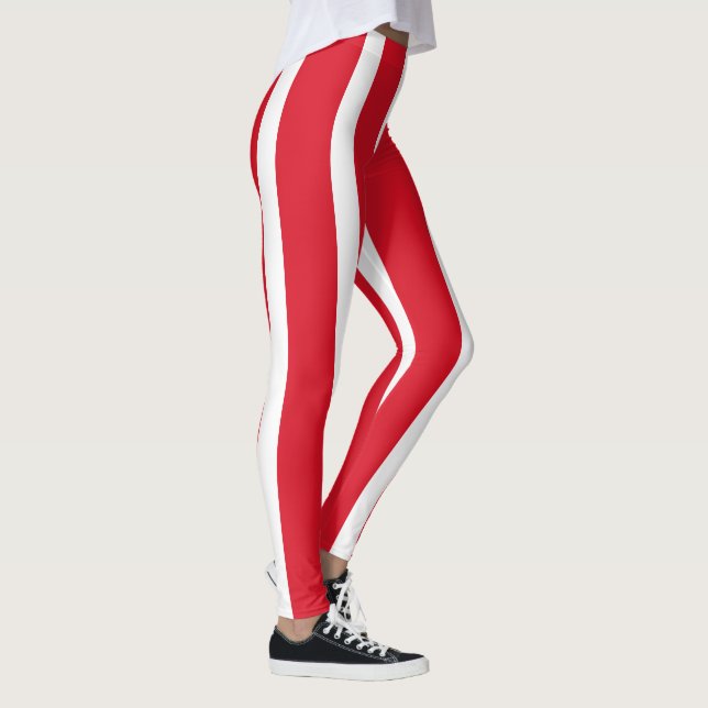 peruanische Flagge Leggings (Rechts)