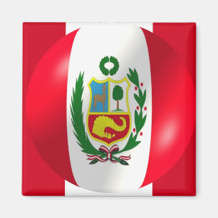 Peruanische Flagge Magnet