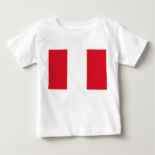 Peruanische Flagge (Peru) Baby T-shirt