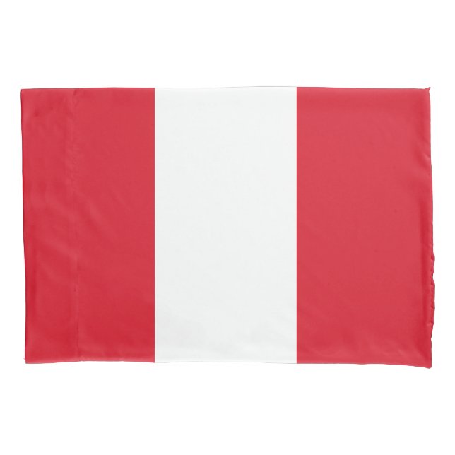 Peruanische Flagge (Peru) Kissenbezug (Vorderseite)