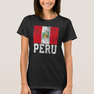 Peruanische Flagge Pride Roots Country Family Nati T-Shirt