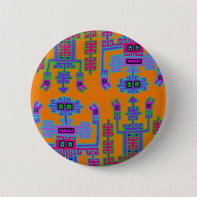 Peruanische Könige Button (Vorderseite)