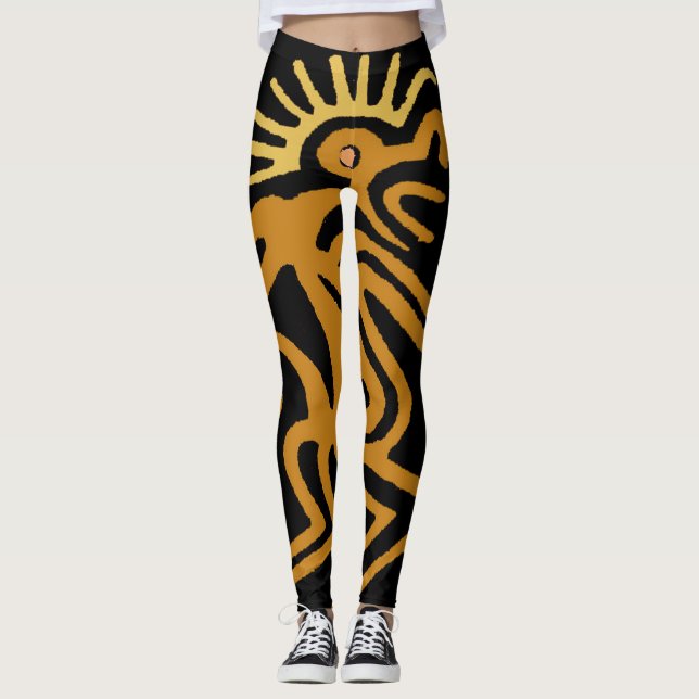 Peruanische Lässige Leggings (Vorderseite)