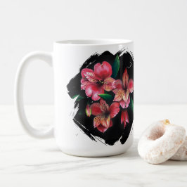 Peruanische Lilie Liebe ist die Antwort Liebestass Kaffeetasse