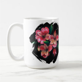 Peruanische Lilie Liebe ist die Antwort Liebestass Kaffeetasse