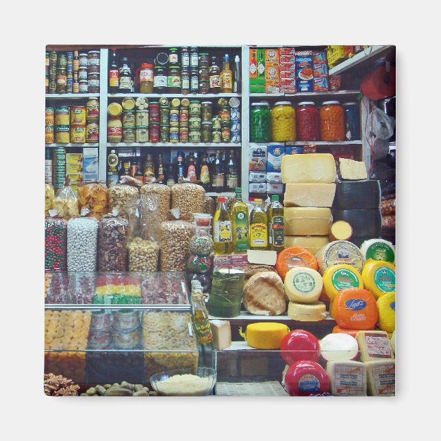 Peruanische Marktvielfalt Magnet (Vorne)