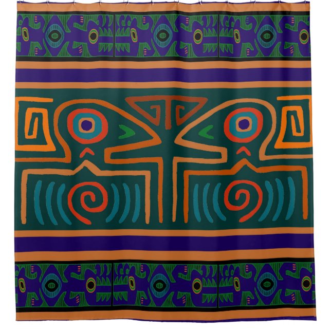 Peruanische Serpent Spirituosen Duschvorhang (Vorderseite)