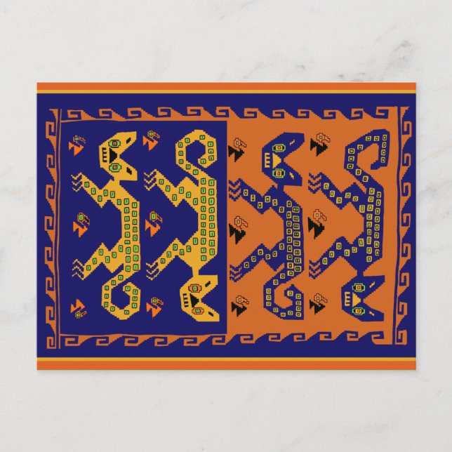 Peruanische Stammkatzen Postkarte (Vorderseite)