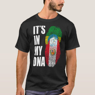 Peruanische und äthiopische DNA-Mischung T-Shirt
