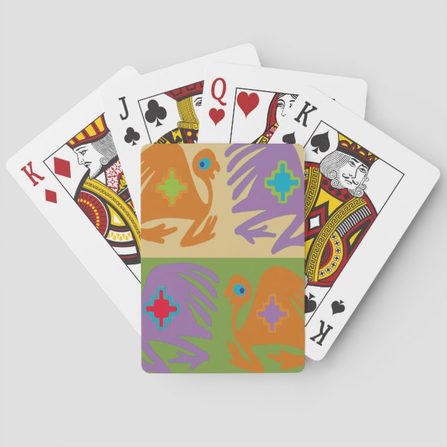 Peruanische Vögel Spielkarten (Rückseite)
