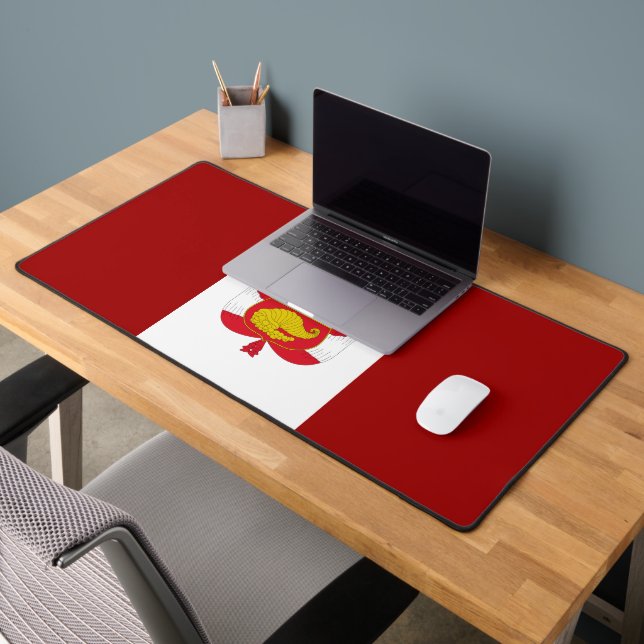 peruanische Wappenflagge Schreibtischunterlage (Büro 2)