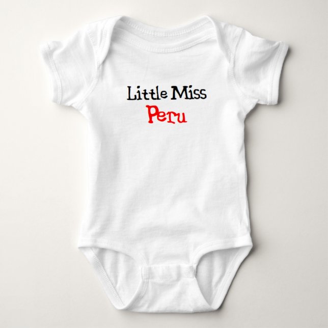 peruanischer kleiner Vermissen Baby Strampler (Vorderseite)