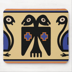 Peruanischer zweiköpfiger Vogel Mousepad