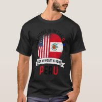 Peruanisches amerikanisches Patriot Herz ist von P