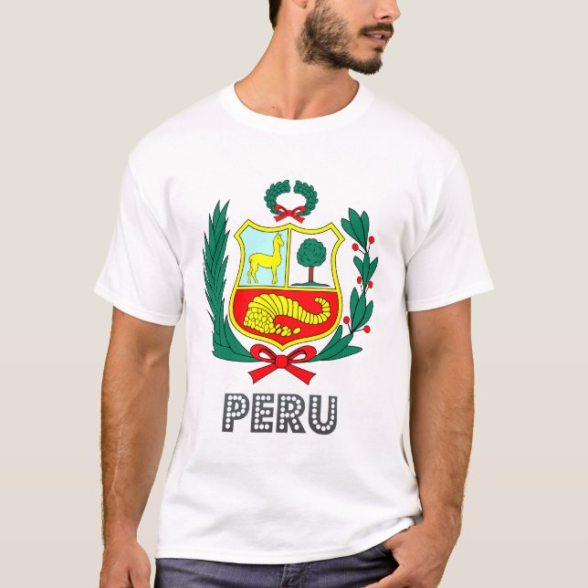 Peruanisches Emblem T-Shirt (Vorderseite)