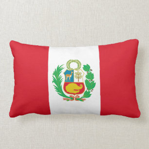 Peruanisches Flaggenkissen Lendenkissen