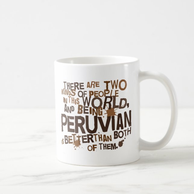 Peruanisches Geschenk (lustig) Kaffeetasse (Rechts)