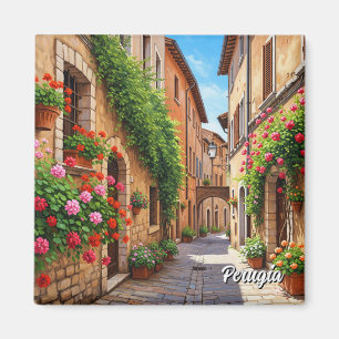 Perugia Italien Reise Magnet