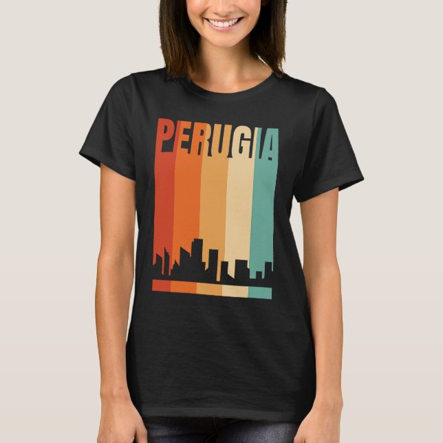 Perugia Skyline T-Shirt (Vorderseite)