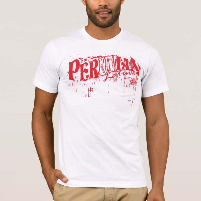 PeruLatino - Aufkleber InKa1821 T-Shirt (Vorderseite)