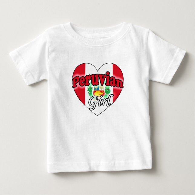 Peruvian Girl Baby T-shirt (Vorderseite)