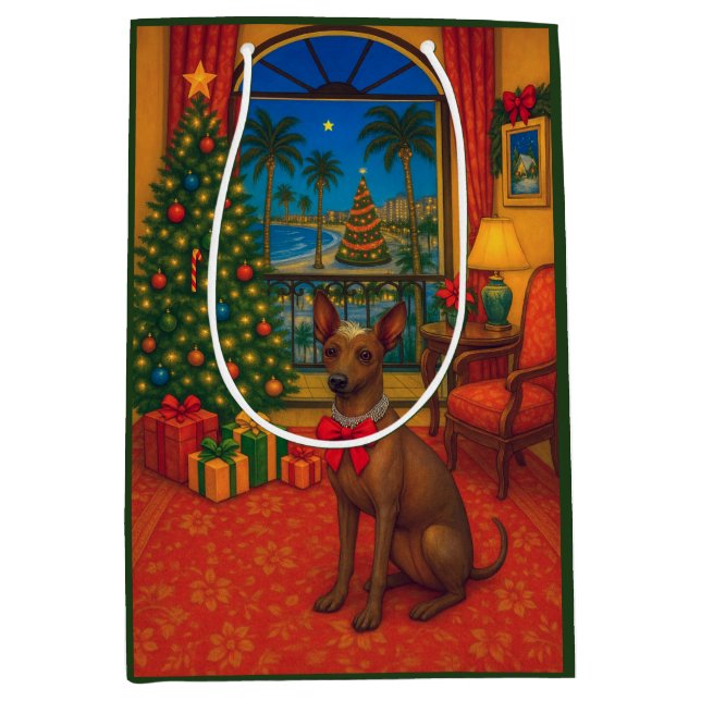 Peruvian Inca Orchid Holiday  Mittlere Geschenktüte (Vorderseite)