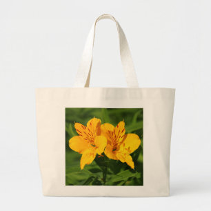 Peruvian Lilies Jumbo Stoffbeutel