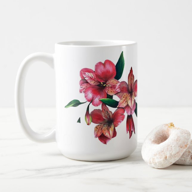 Peruvian Lily Love is the answer love mug (Avec donut)